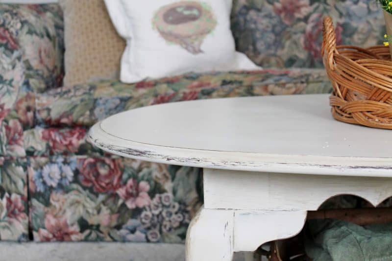 Part of made over coffee table