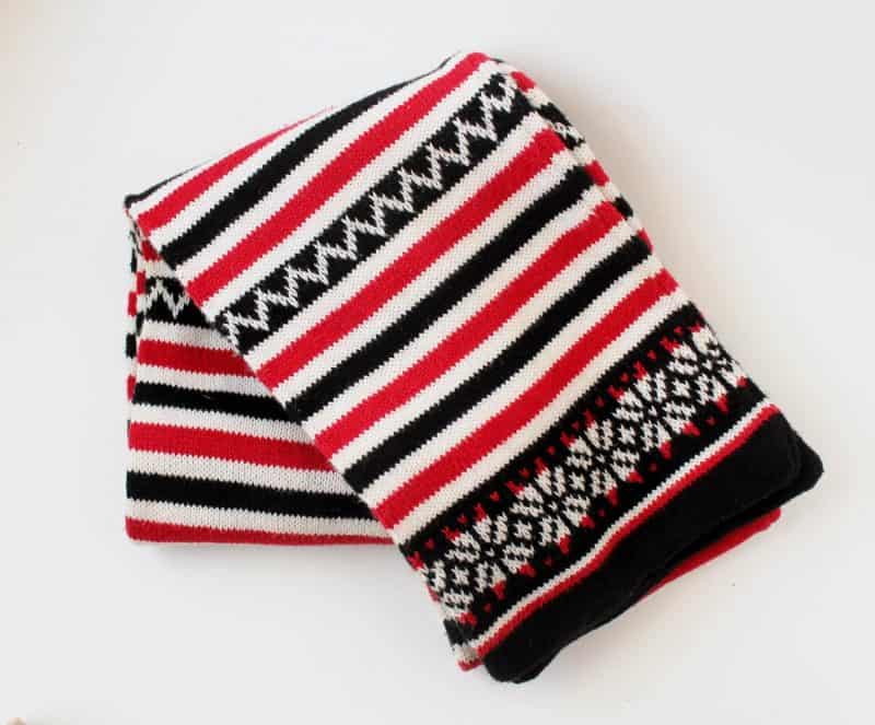striped scarf
