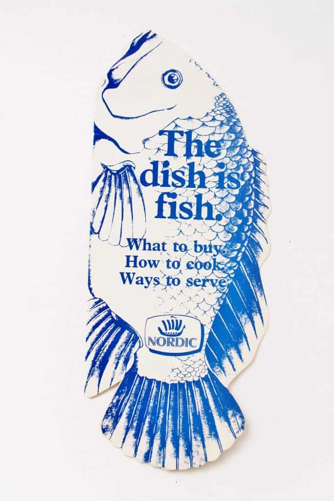 vintage nordic fish recipe pamphlet