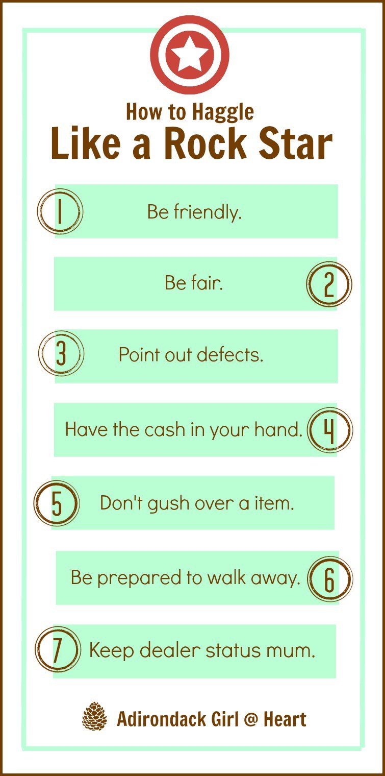 haggle like a rock star infographic