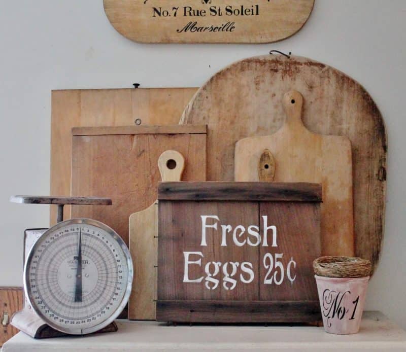 vintage fresh eggs sign