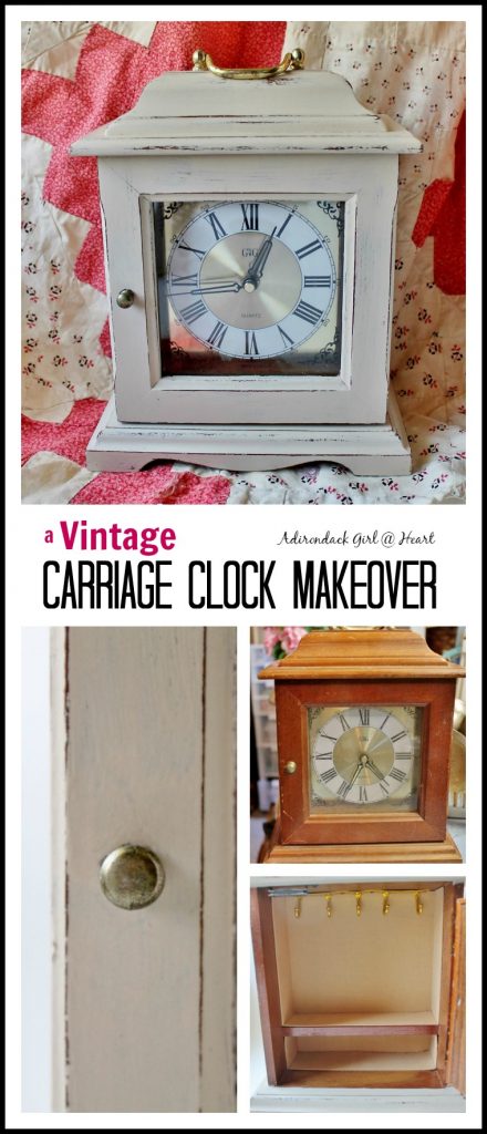 Vintage Carriage Clock Makeover • Adirondack Girl @ Heart