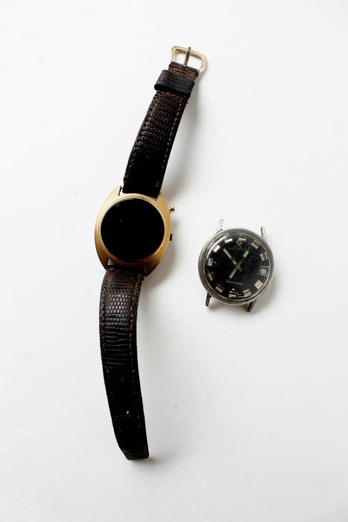 vintage watch and watch part