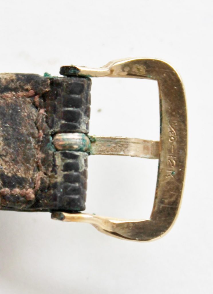end of watch band -- 12K buckle