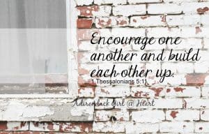 encourage one another