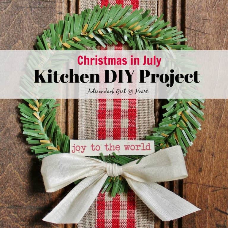 Christmas in July Kitchen DIY Project