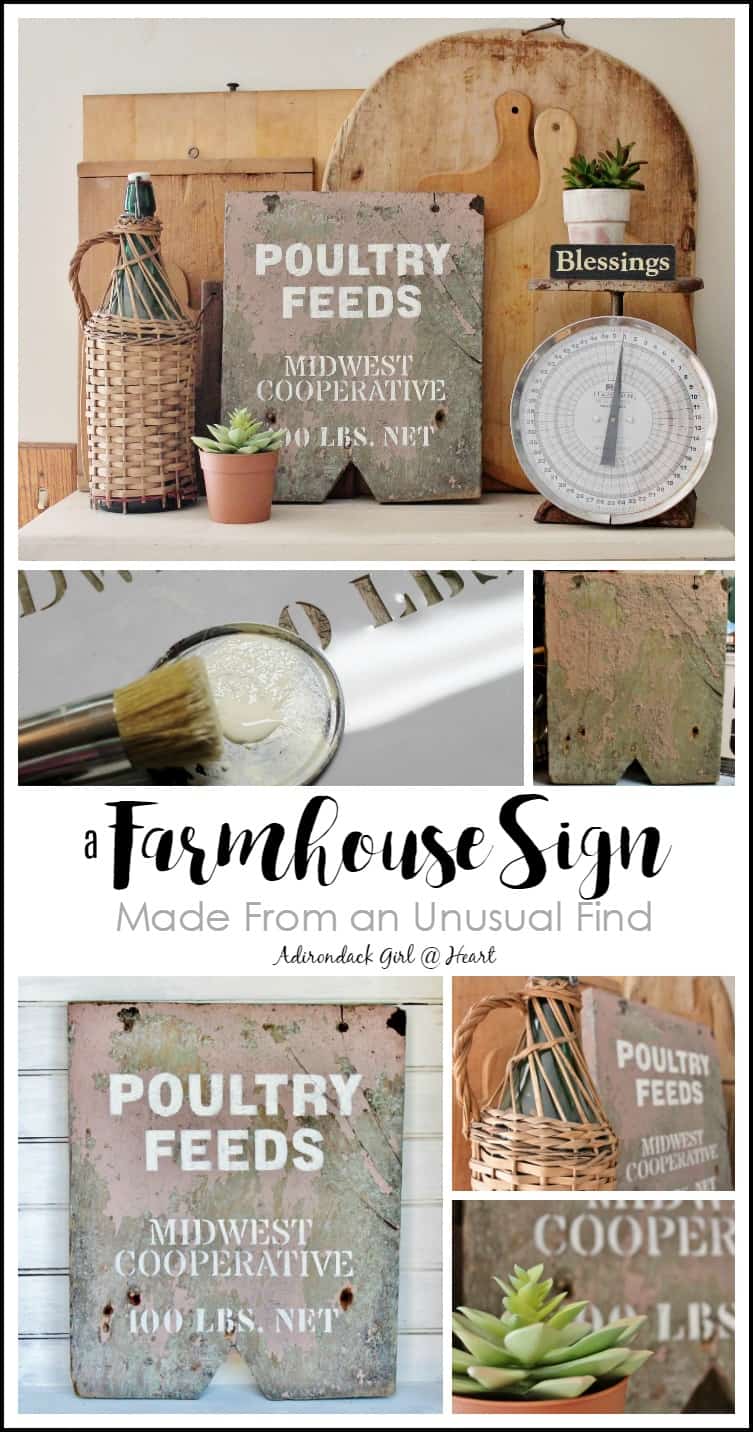 farmhouse poultry feeds sign 