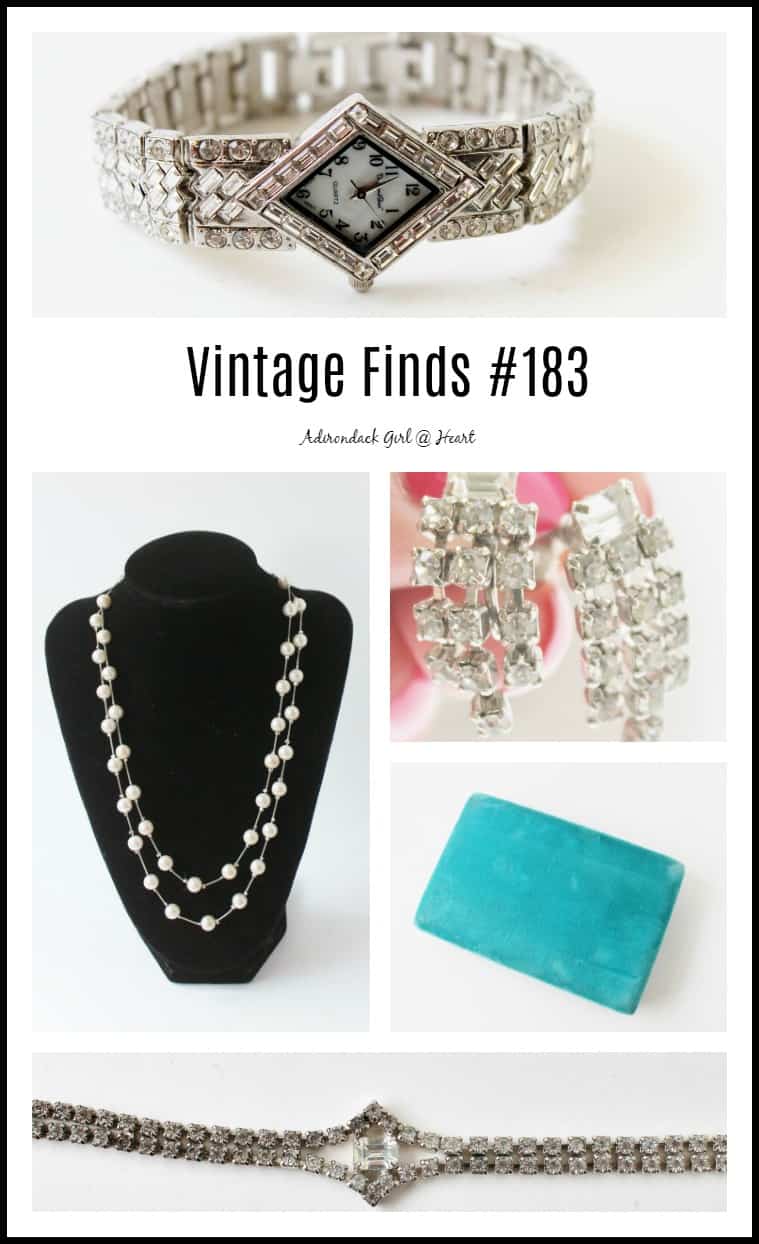 vintage jewelry collage