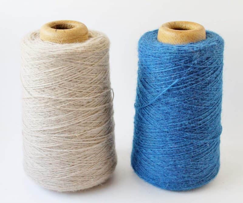 vintage spools of wool