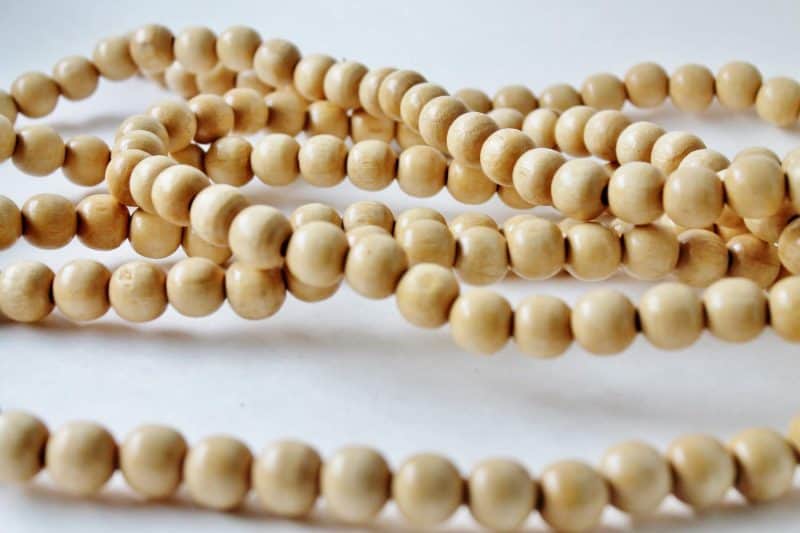 wooden beads
