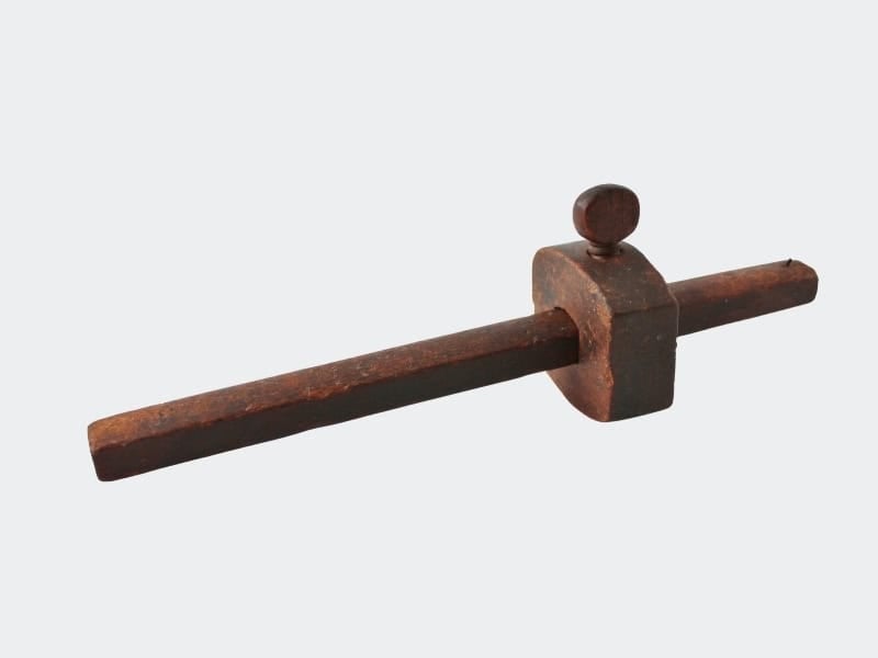 antique wooden scribe
