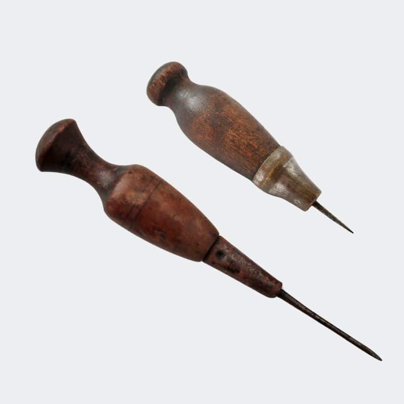 Pair of antique "scratch" awls