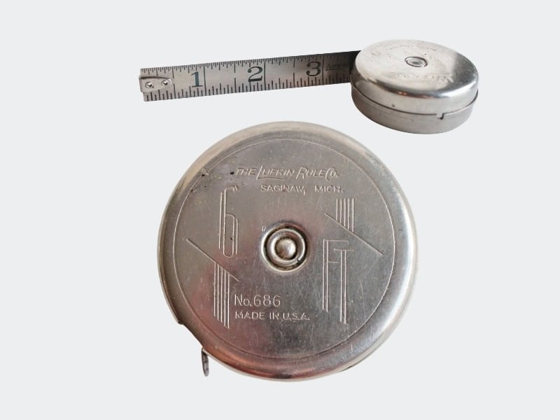 small metal measuring tape
