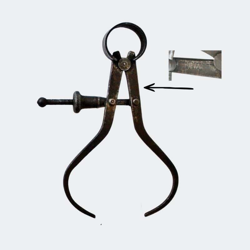 antique outside calipers
