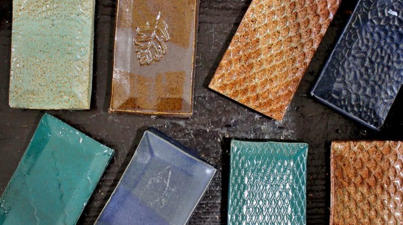 pottery trinket dishes