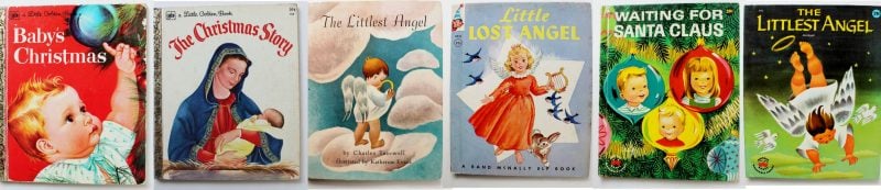 vintage children's Christmas books