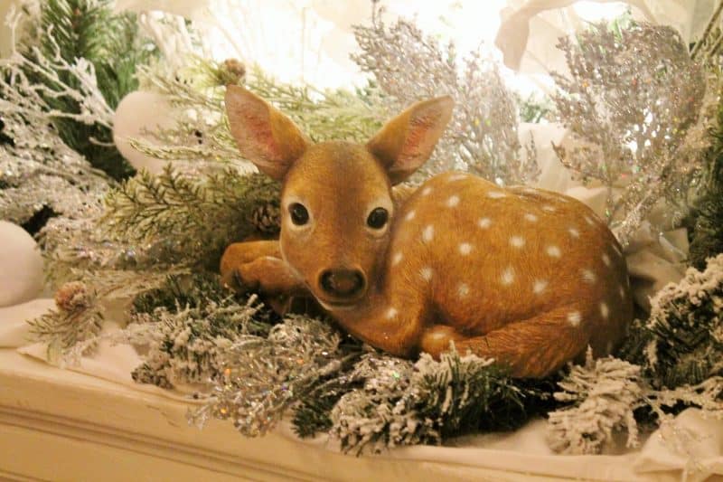 fawn decoration at the equinox resort