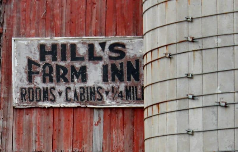 hill farms in sign