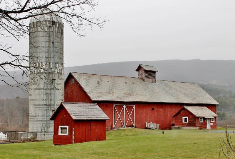 Hill farm Inn red barn
