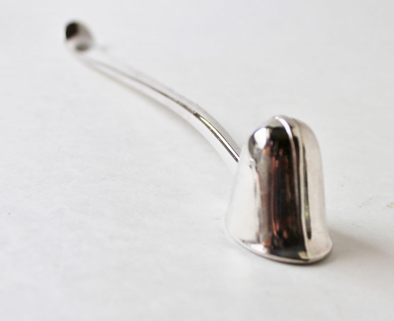 silver plated candle snuffer