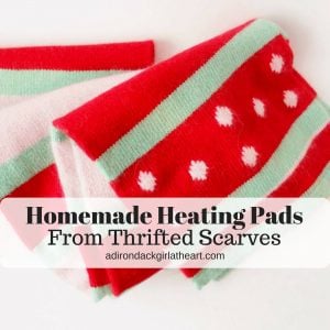 homemade heating pads form thrifted scarves adirondackgirlatheart.com