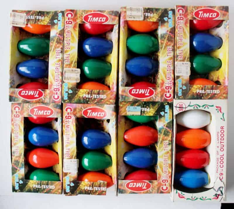 vintage christmas bulbs