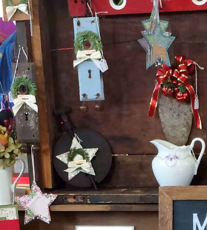 vintage upcycled door plate decor
