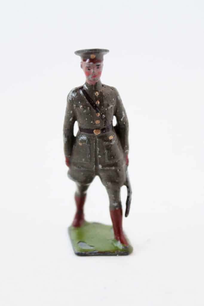 antique tin soldier