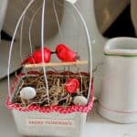 how to turn vintage tart pans into valentine bird cages adirondackgirlatheart.com