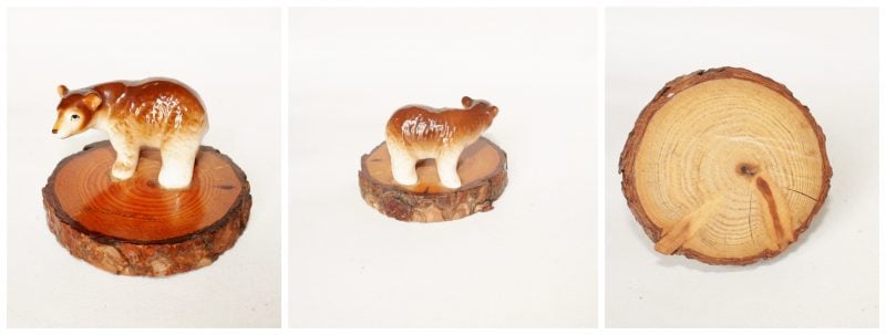 vintage souvenir bear figurine
