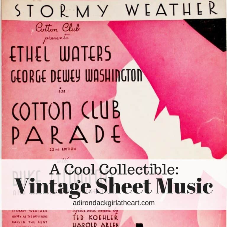 A Cool Collectible Vintage Sheet Music adiondackgirlatheart.com