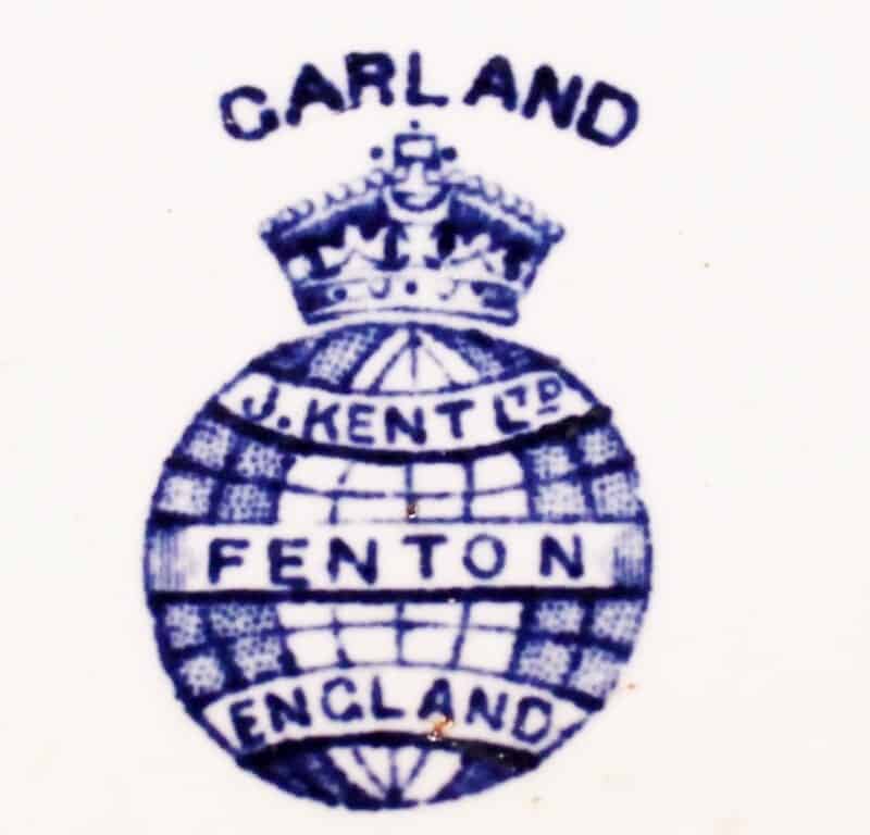 Transferware J. Kent Fenton England Mark
