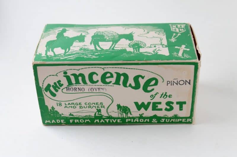 Vintage incense burner with box