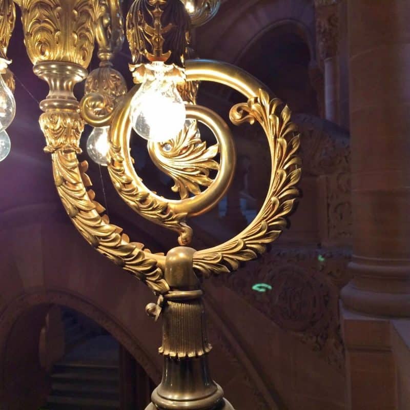 Brass lighting Million Dollar Stair Case