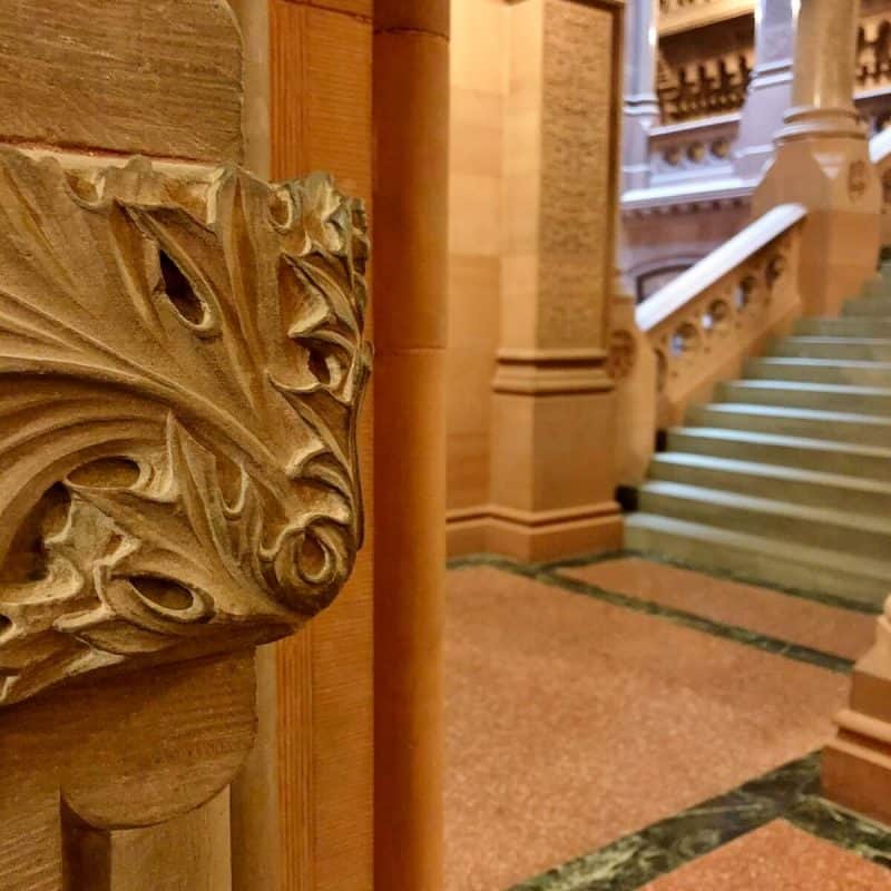 Carving in NYS Capitol 