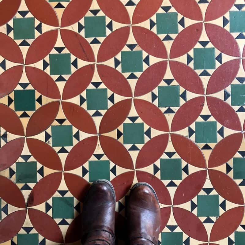 Senate Mosaic Tile Lobby Floor 