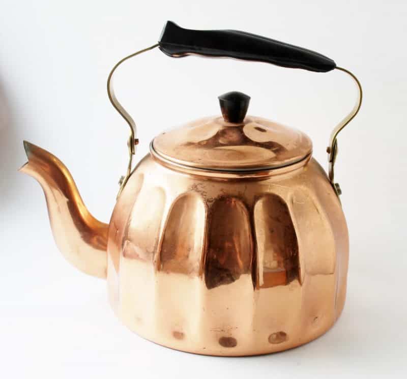vintage copper kettle