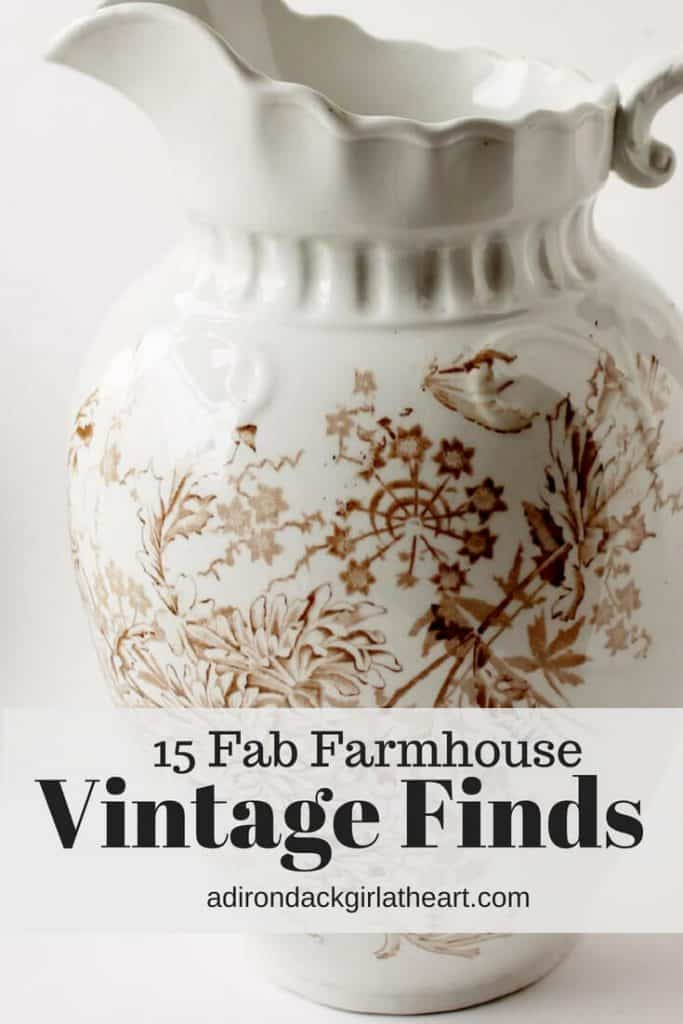 15 fab Farmhouse Vintage Finds adirondackgirlatheart.com