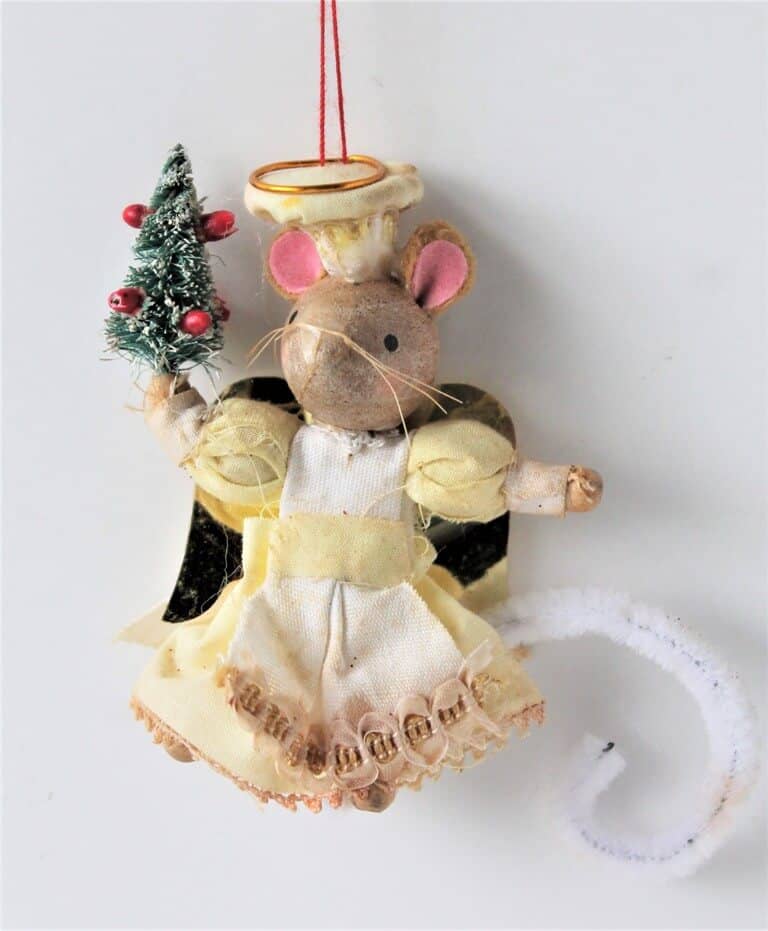Vintage Christmas Mouse