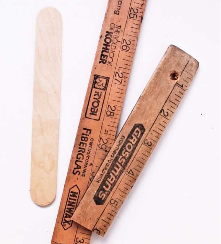 Yardstick &amp; Scrabble Tile DIY Garden Markers • Adirondack Girl @ Heart