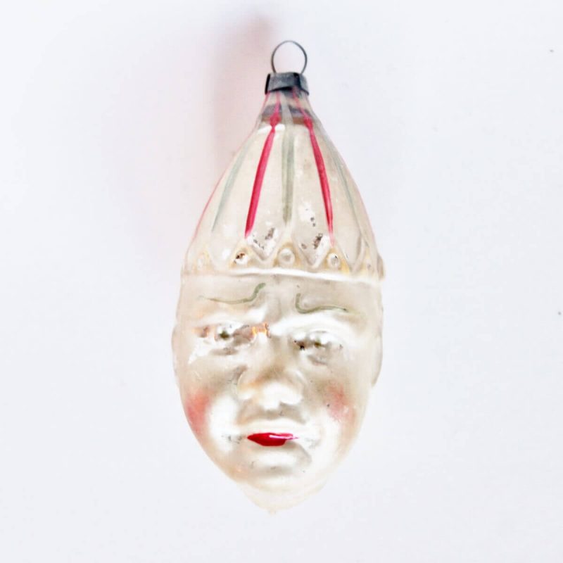 German mercury glass clown ornament German mercury glass clown ornament