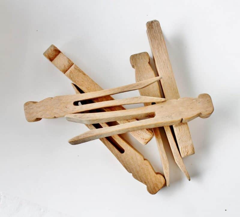 Vintage clothespins