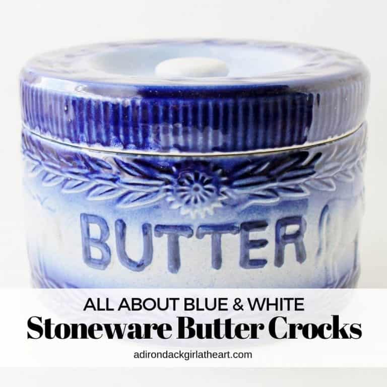 all about blue and white stoneware butter crocks adirondackgirlatheart.com
