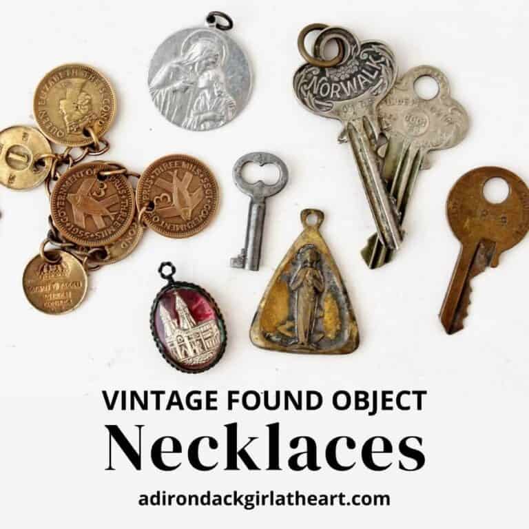 Vintage Found Object Necklaces