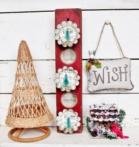 Create Christmas Decor with Vintage Red Level adirondackgirlatheart