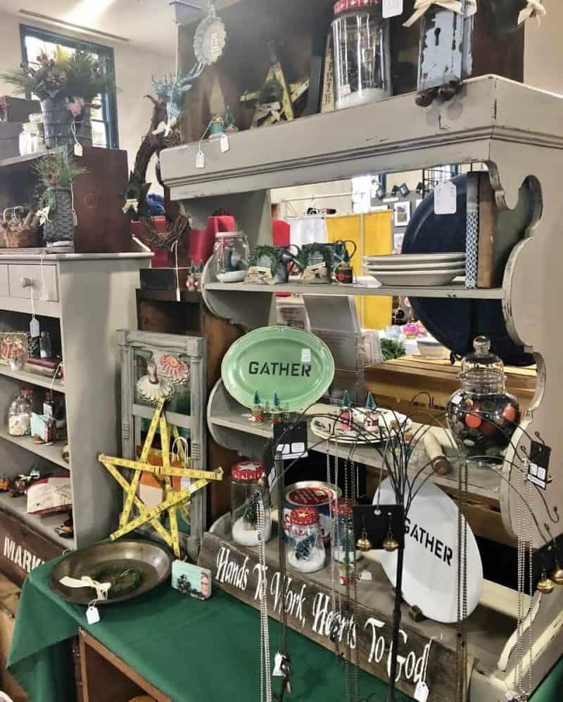 Sideview of craft booth space 