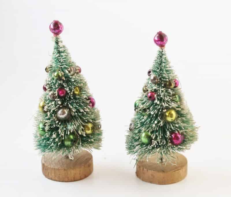 vintage Bottle Brush Trees