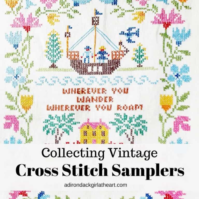 Collecting Vintage Cross Stitch Samplers