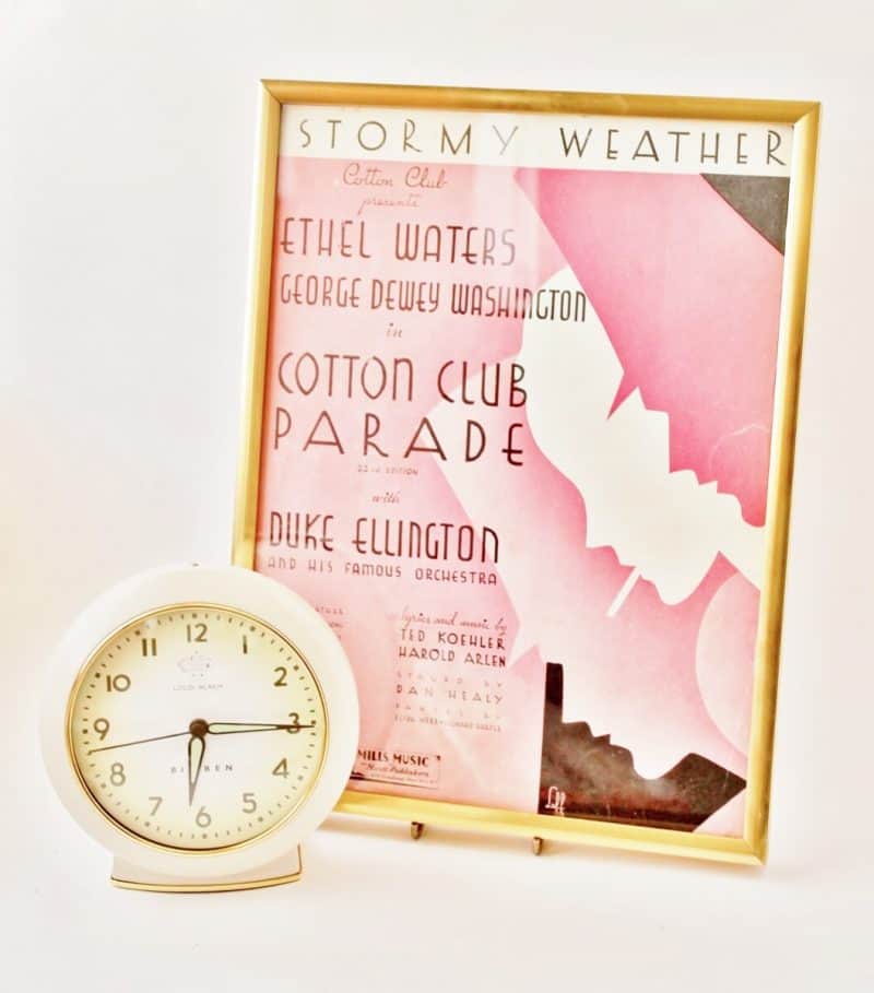 Framed Vintage Sheet Music Stormy Weather, Ethel Waters, 1933 