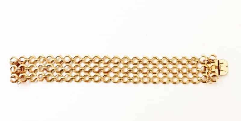 jewelry_vintage-chain-link-gold-metal-bracelet-